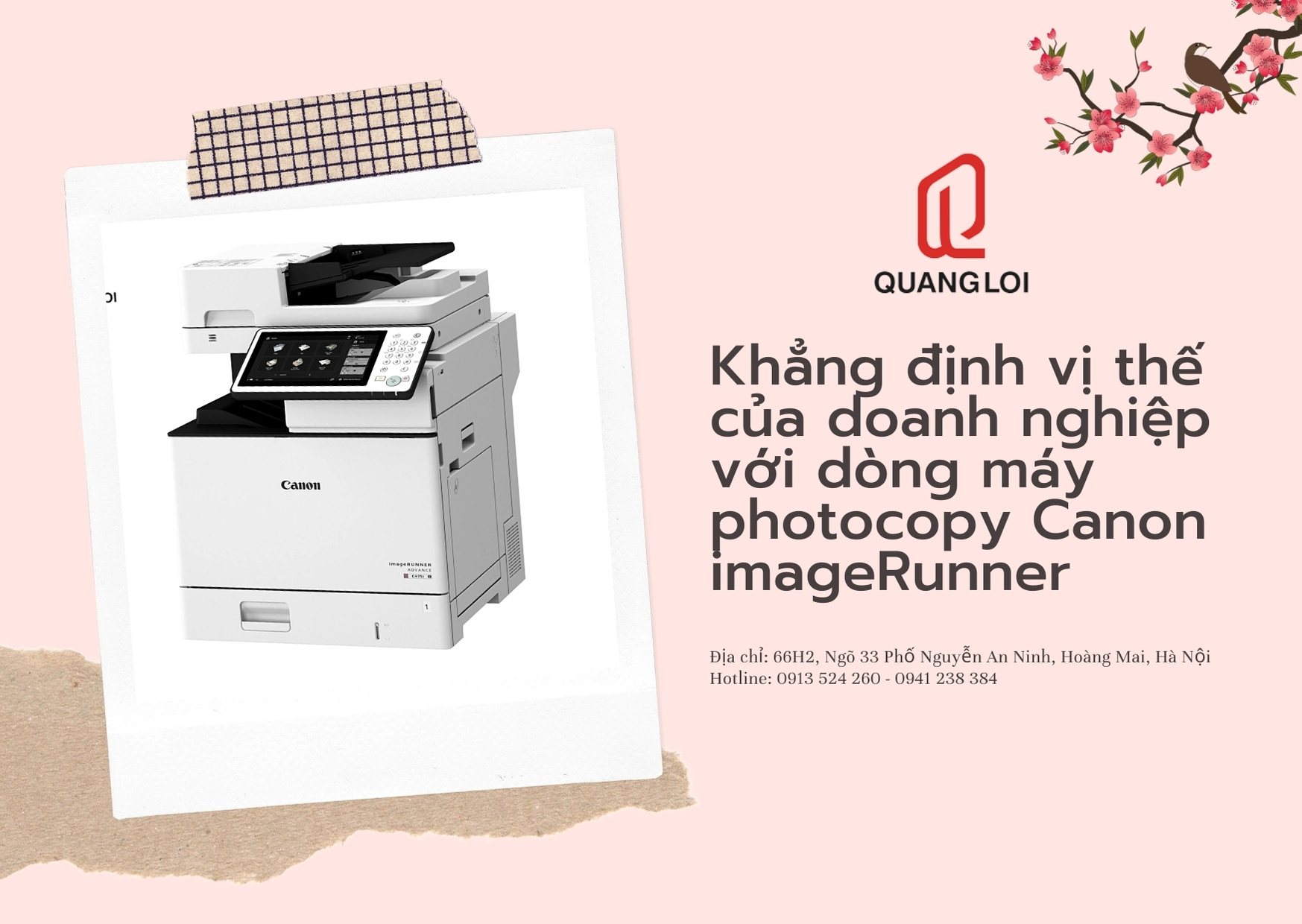 Khẳng định vị thế của doanh nghiệp với dòng máy photocopy Canon imageRunner